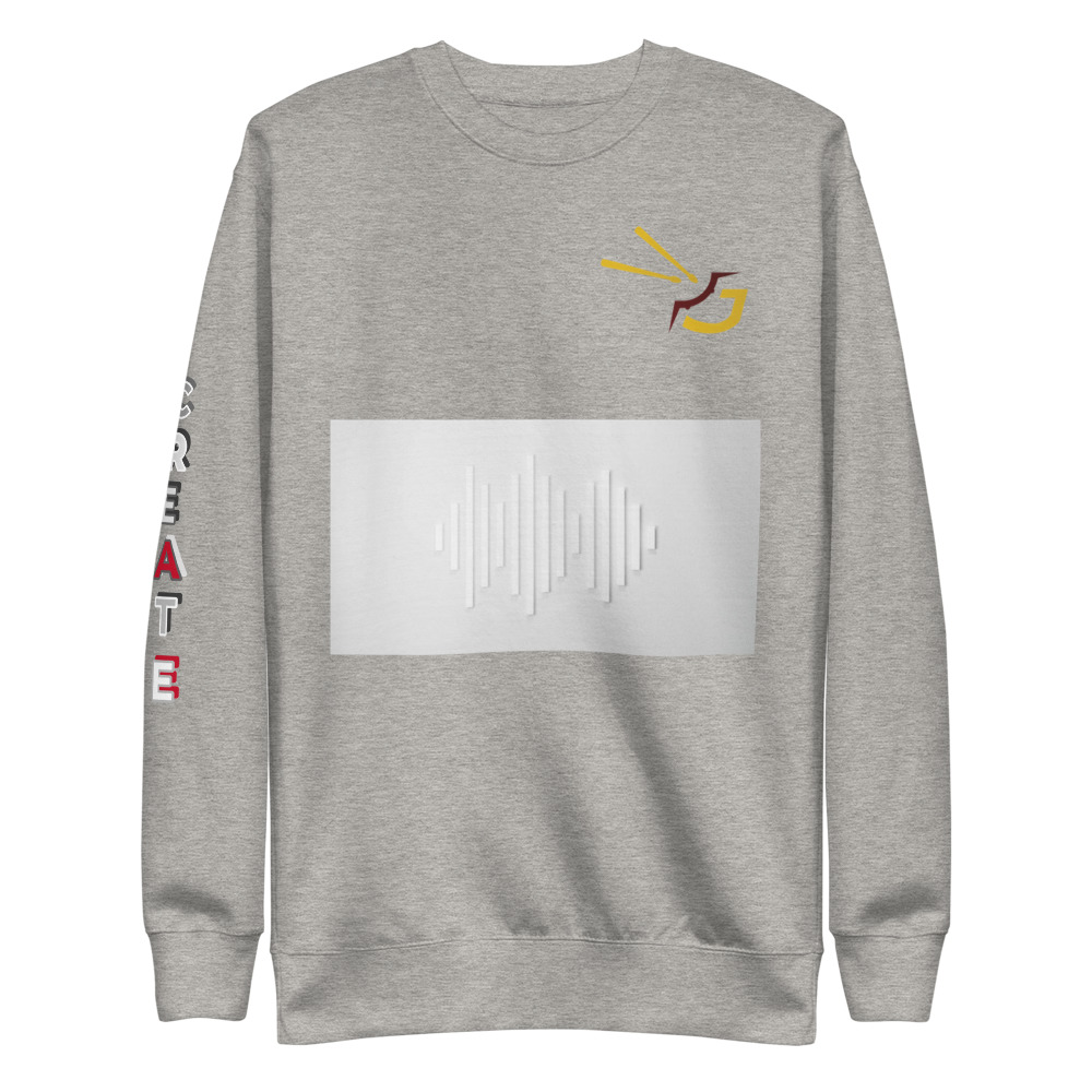 unisex fleece pullover carbon grey front 61555539488ff