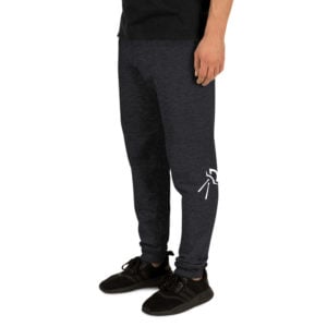 unisex joggers black heather left front 6155606b8f915