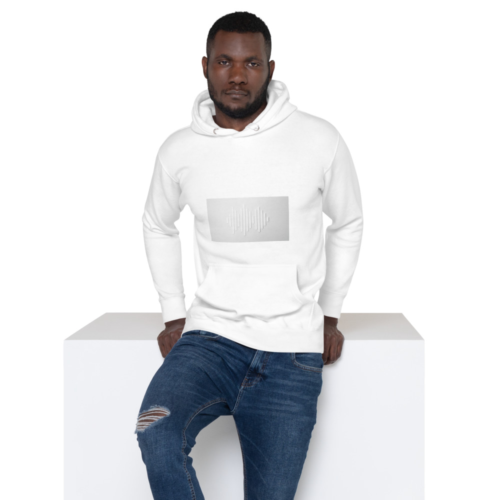 unisex premium hoodie white front 61554a32913e7