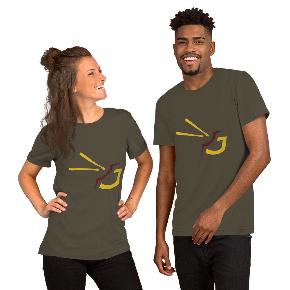unisex staple t shirt army front 61551952e6312