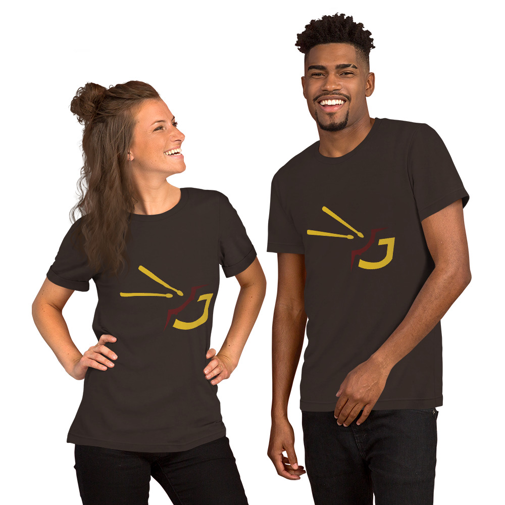 unisex staple t shirt brown front 61551952e4280