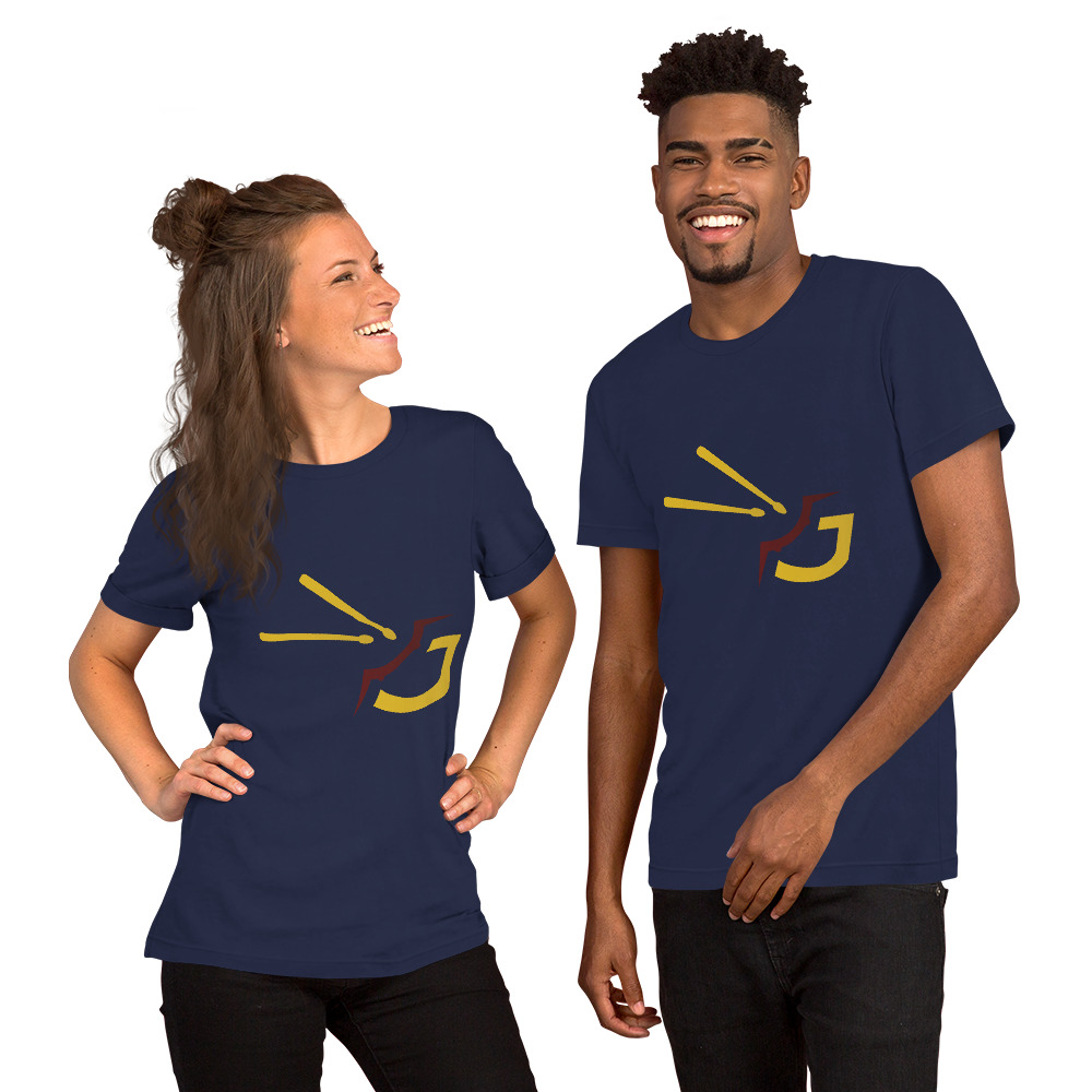 unisex staple t shirt navy front 61551952e3d06
