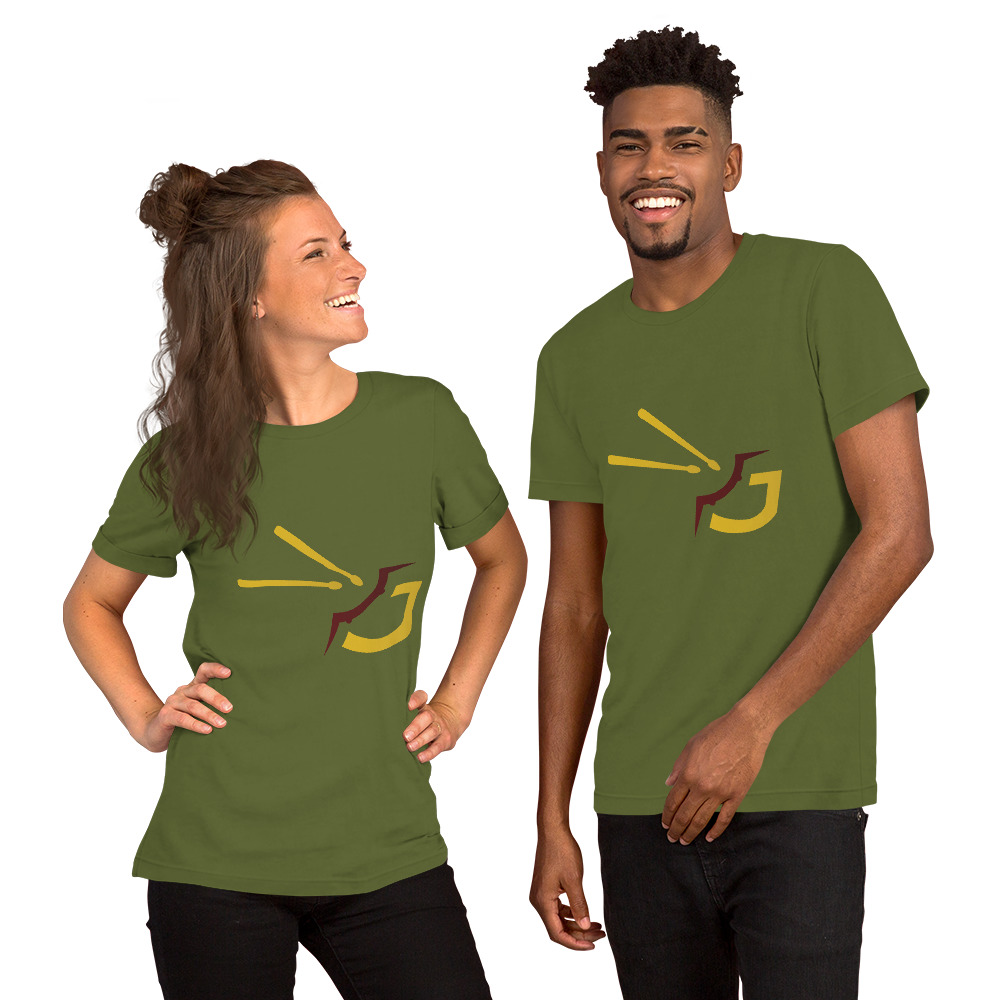 unisex staple t shirt olive front 61551952e9a23
