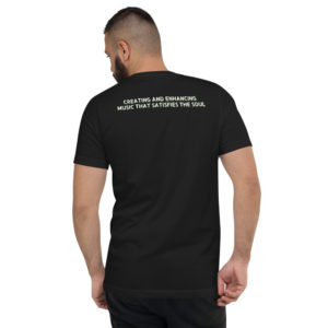 unisex v neck tee black back 615557ef654e9