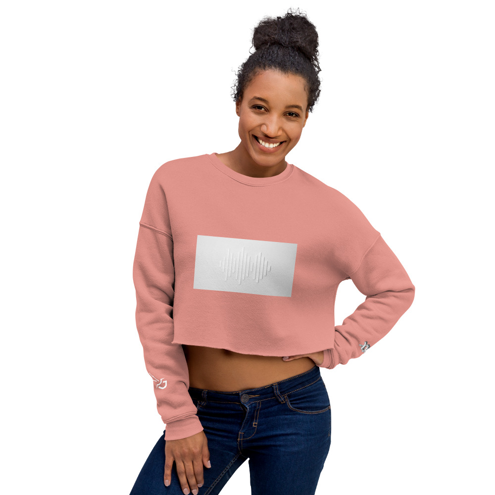 womens cropped sweatshirt mauve front 61568470a094c